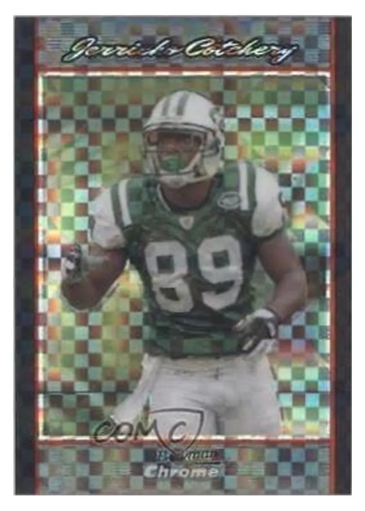 2007 Bowman Chrome Jerricho Cotchery #BC206 card