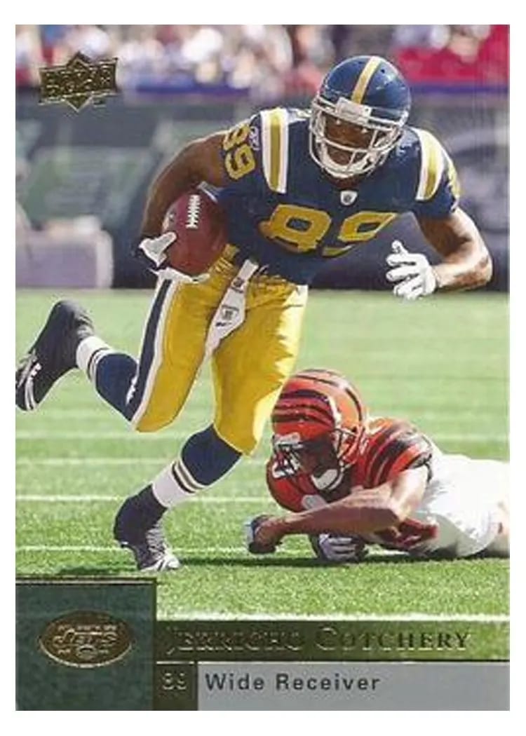 2009 Upper Deck Jerricho Cotchery #137 card