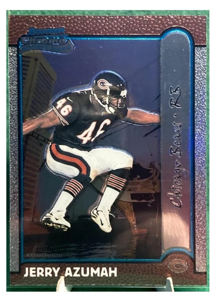 1999 Bowman Chrome Jerry Azumah #188 card