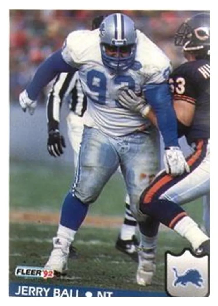 1992 Fleer Jerry Ball #109 card