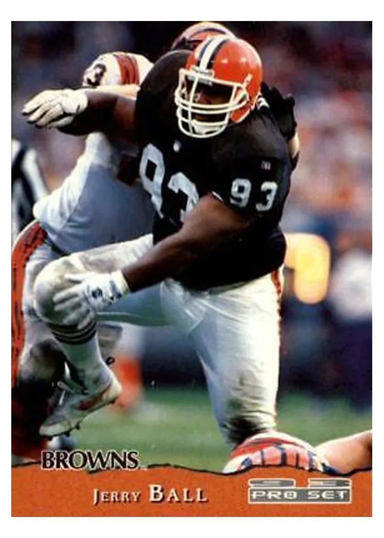 1993 Pro Set Jerry Ball #105 card