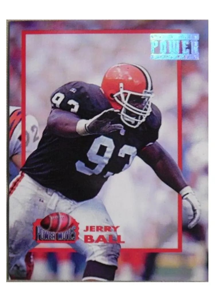 1993 Pro Set Power Moves Jerry Ball #PM31 card