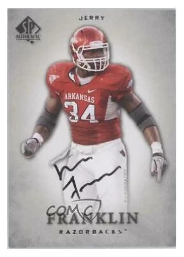 2012 SP Authentic Jerry Franklin #43 card