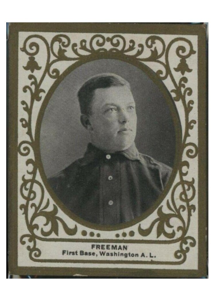 1909 T204 Ramly Jerry Freeman card