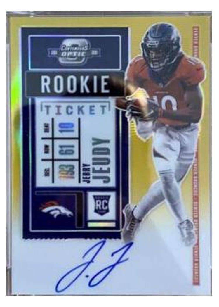 2020 Panini Contenders Optic Base Set Jerry Jeudy #106 card