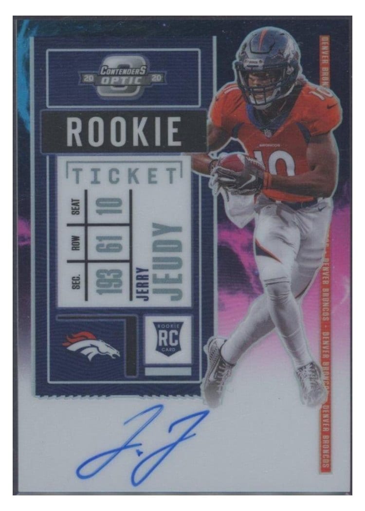 2020 Panini Contenders Optic Base Set Jerry Jeudy #106 card