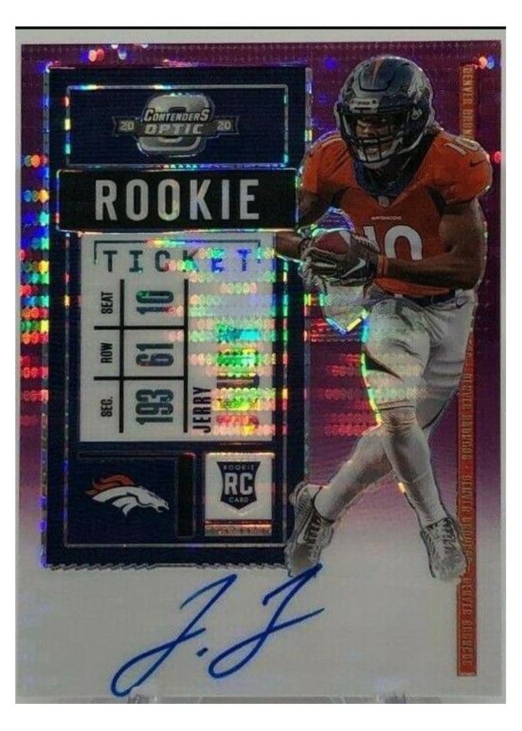 2020 Panini Contenders Optic Base Set Jerry Jeudy #106 card