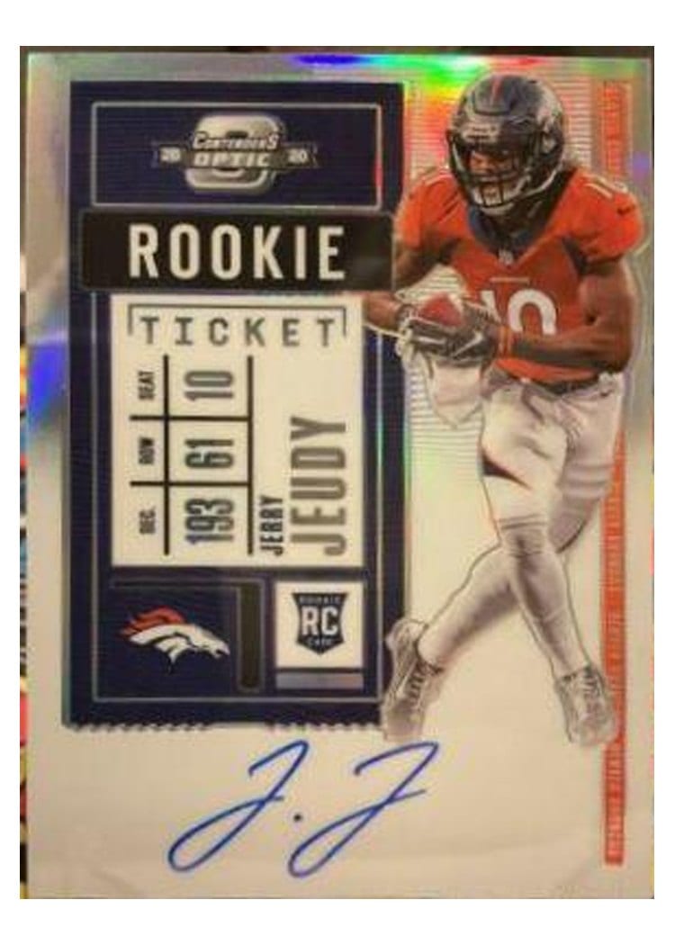 2020 Panini Contenders Optic Base Set Jerry Jeudy #106 card