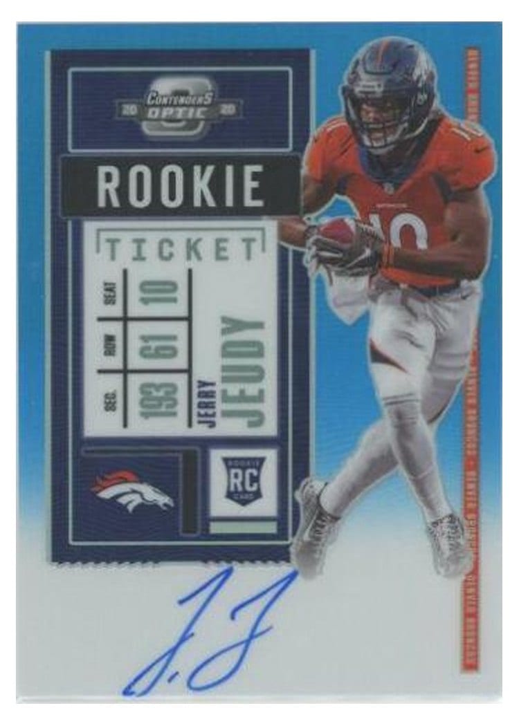 2020 Panini Contenders Optic Base Set Jerry Jeudy #106 card