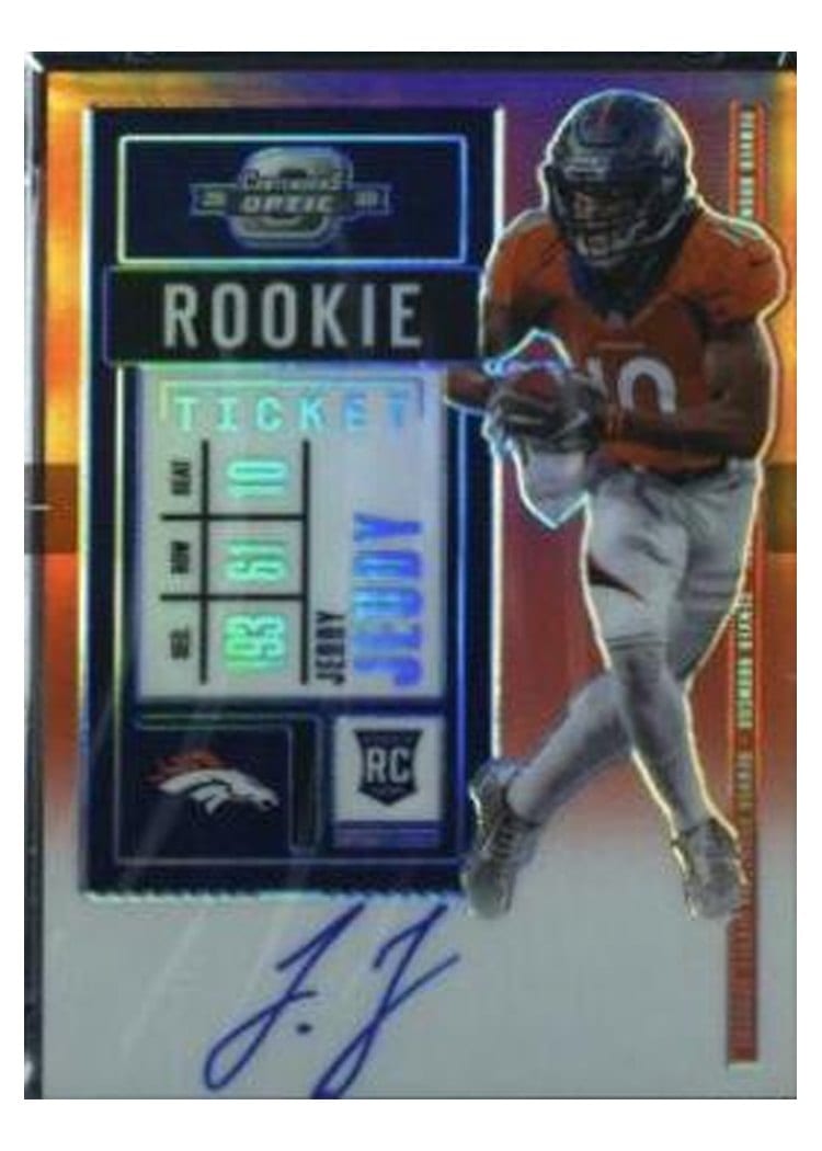 2020 Panini Contenders Optic Base Set Jerry Jeudy #106 card