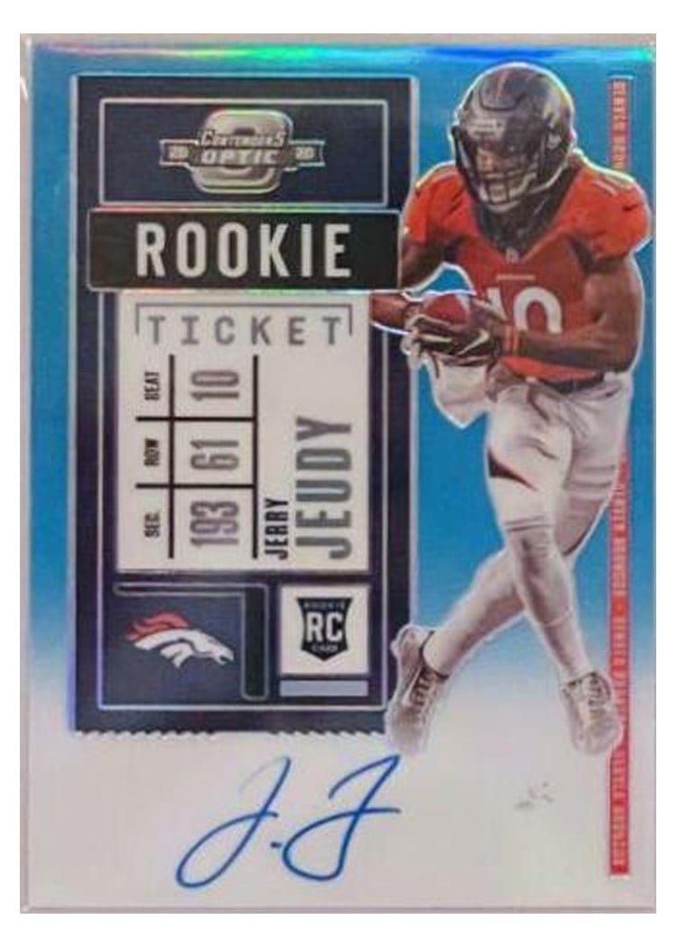 2020 Panini Contenders Optic Base Set Jerry Jeudy #106 card