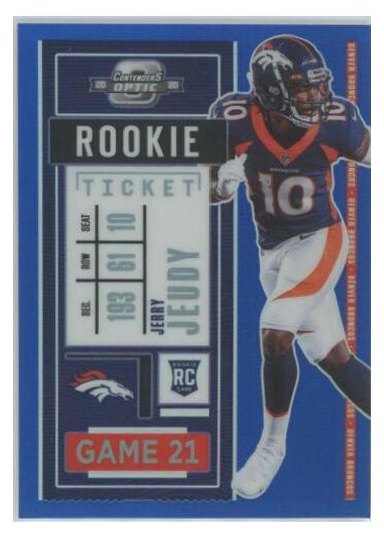 2020 Panini Contenders Optic Base Set Jerry Jeudy #80 card