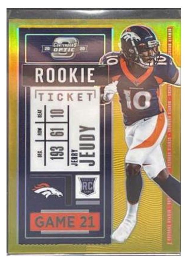 2020 Panini Contenders Optic Base Set Jerry Jeudy #80 card