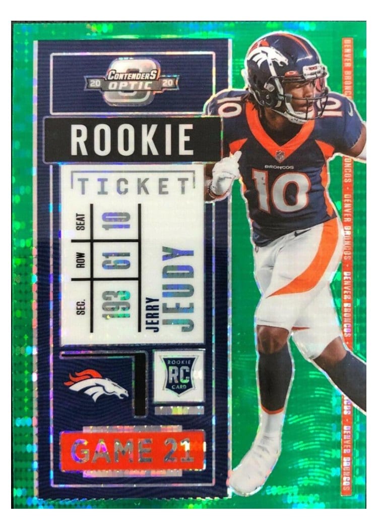 2020 Panini Contenders Optic Base Set Jerry Jeudy #80 card
