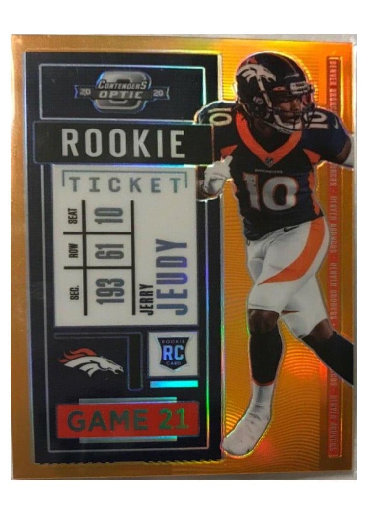 2020 Panini Contenders Optic Base Set Jerry Jeudy #80 card