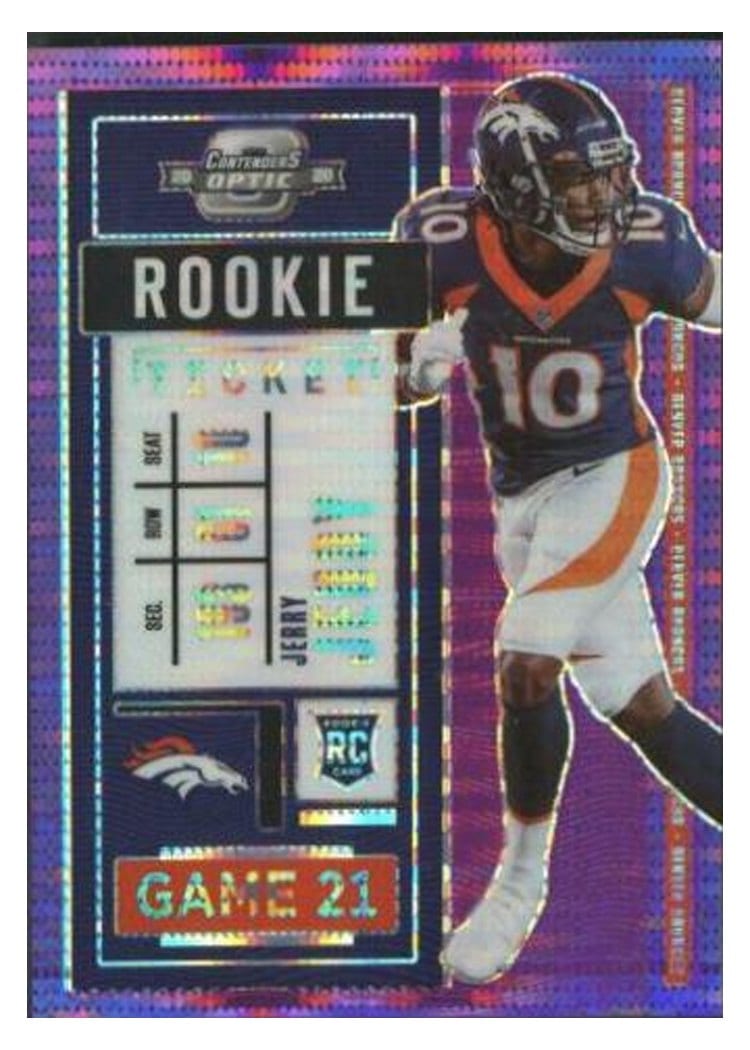 2020 Panini Contenders Optic Base Set Jerry Jeudy #80 card