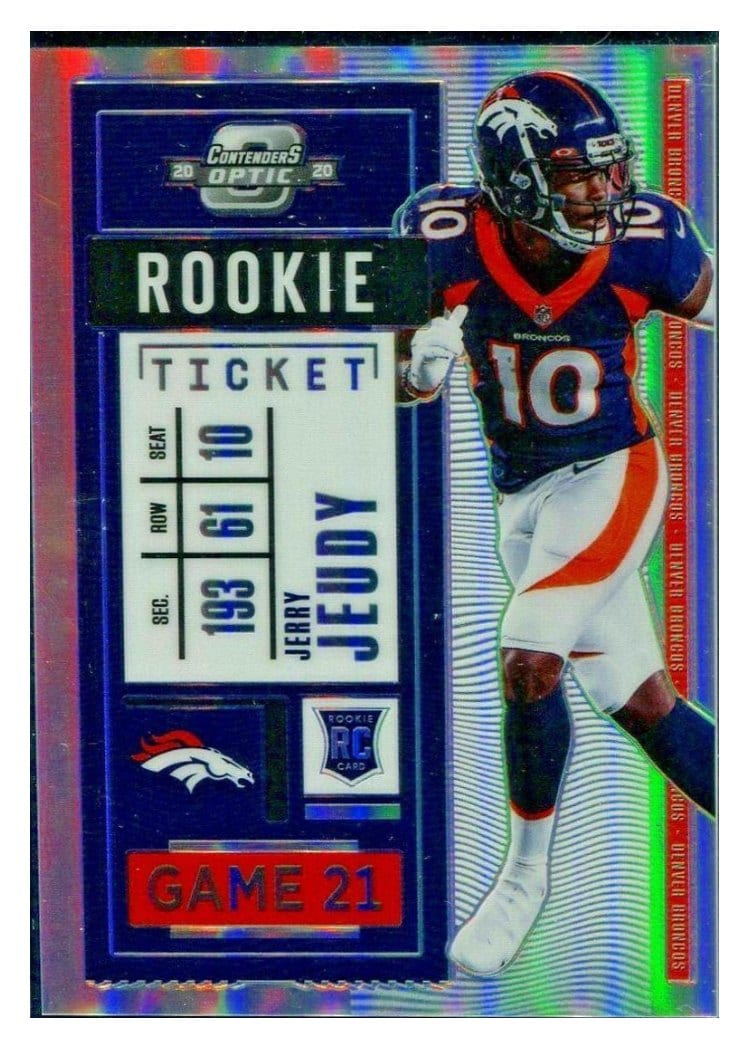 2020 Panini Contenders Optic Base Set Jerry Jeudy #80 card
