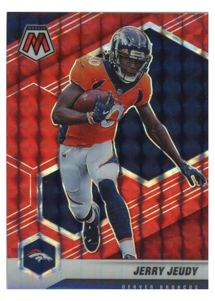 2021 Panini Mosaic Base Set Jerry Jeudy #68 card