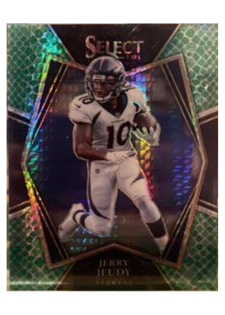 2021 Panini Select Base Set Jerry Jeudy Dragon Scale #112 card