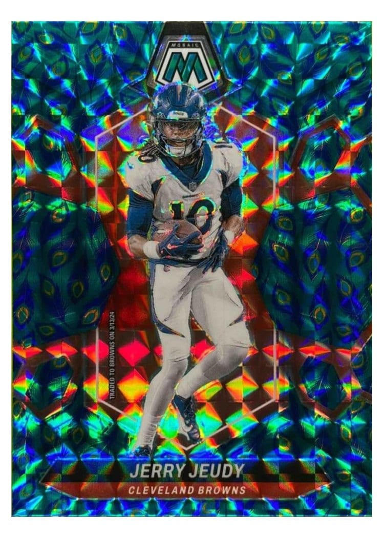 2024 Panini Mosaic Base Set Jerry Jeudy #53 card