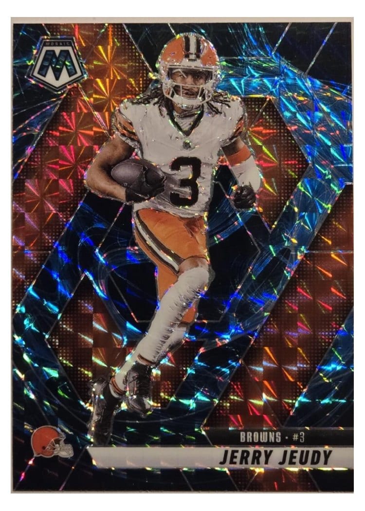 2025 Panini Mosaic Base Set Jerry Jeudy Genesis #83 card