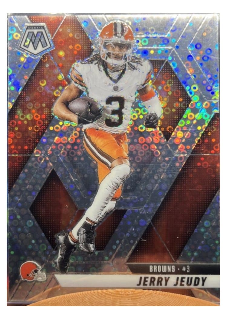 2025 Panini Mosaic Base Set Jerry Jeudy #83 card