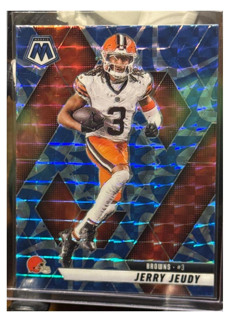 2025 Panini Mosaic Base Set Jerry Jeudy #83 card