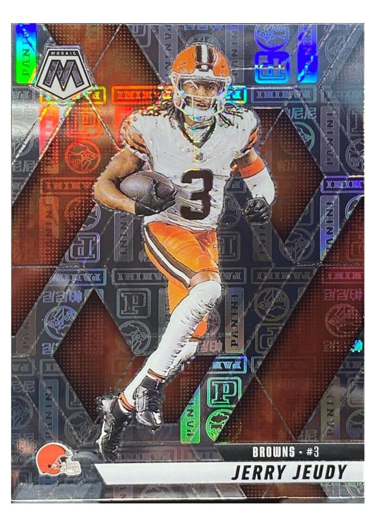 2025 Panini Mosaic Base Set Jerry Jeudy #83 card