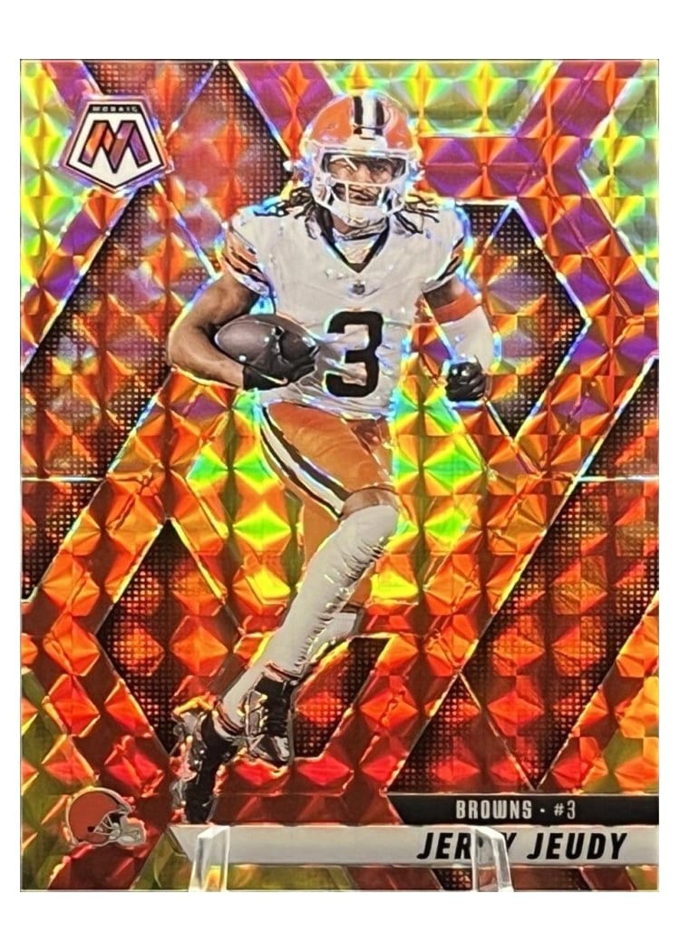2025 Panini Mosaic Base Set Jerry Jeudy #83 card