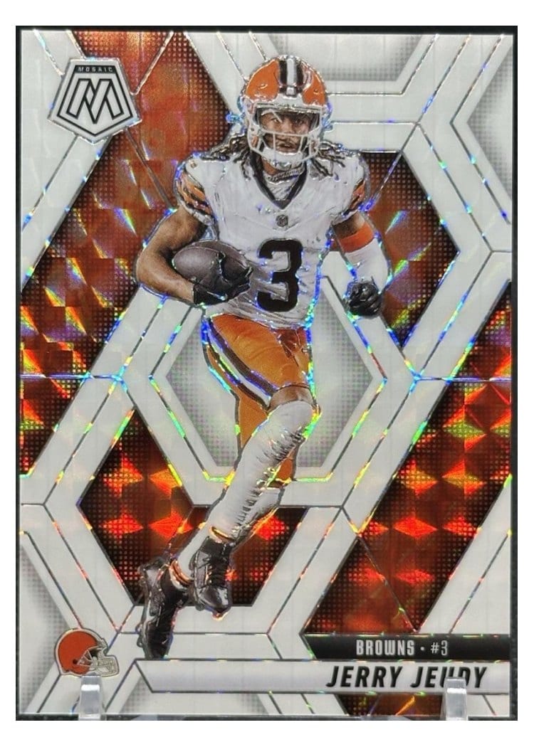 2025 Panini Mosaic Base Set Jerry Jeudy #83 card