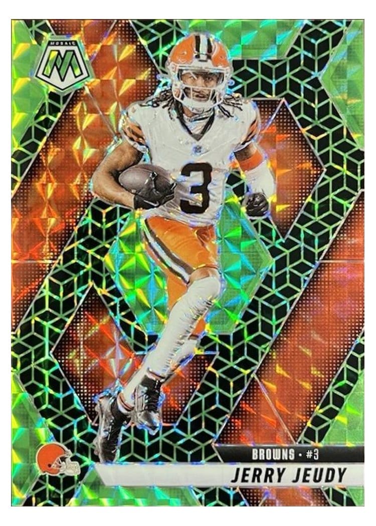 2025 Panini Mosaic Base Set Jerry Jeudy #83 card
