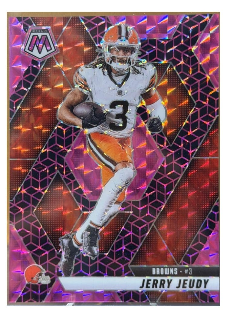 2025 Panini Mosaic Base Set Jerry Jeudy #83 card