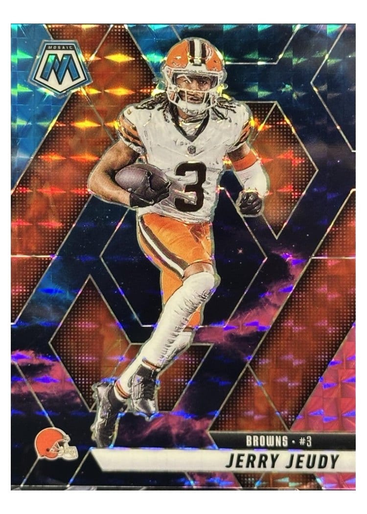 2025 Panini Mosaic Base Set Jerry Jeudy #83 card