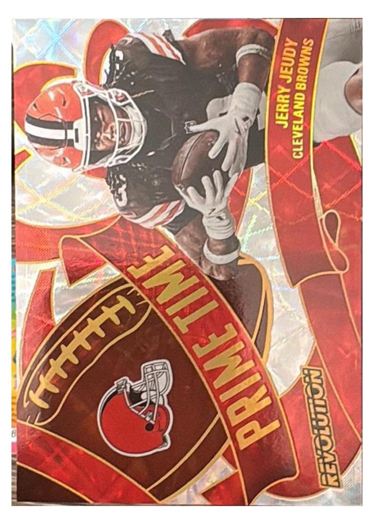 2025 Panini Revolution Prime Time Performers Jerry Jeudy #28 card