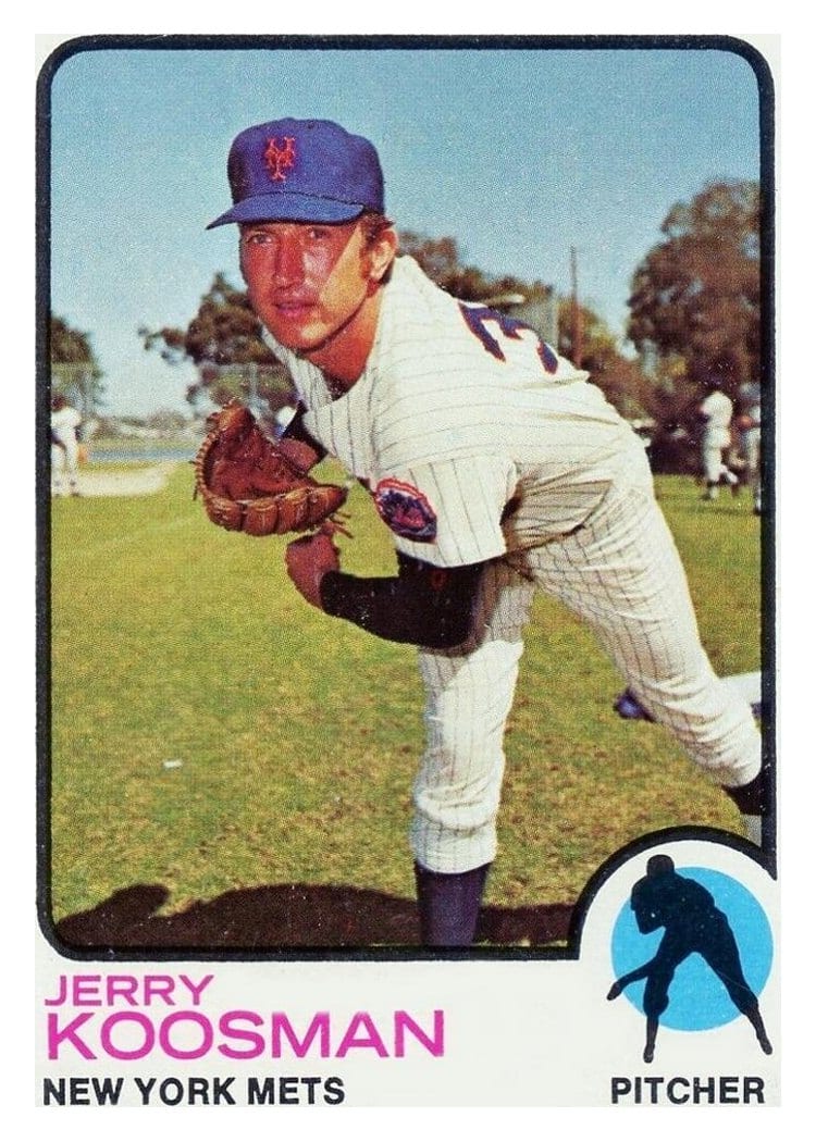1973 Topps Jerry Koosman #184 card