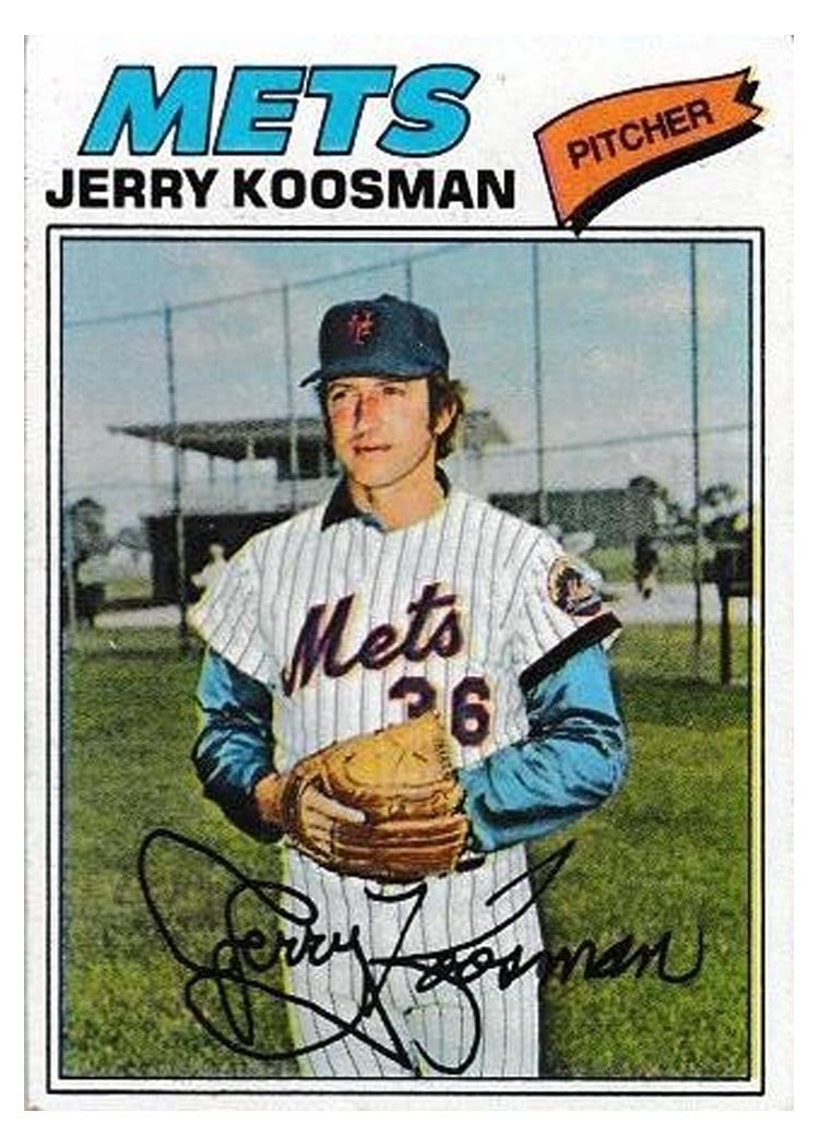 1977 Topps Jerry Koosman #300 card