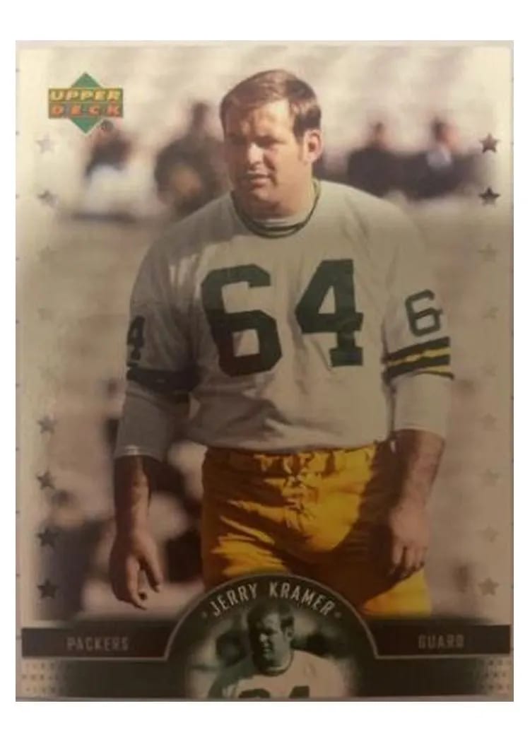 2005 Upper Deck Legends Jerry Kramer #31 card
