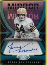 2020 Panini Certified Mirror Signatures Jerry Kramer #MS-JK card