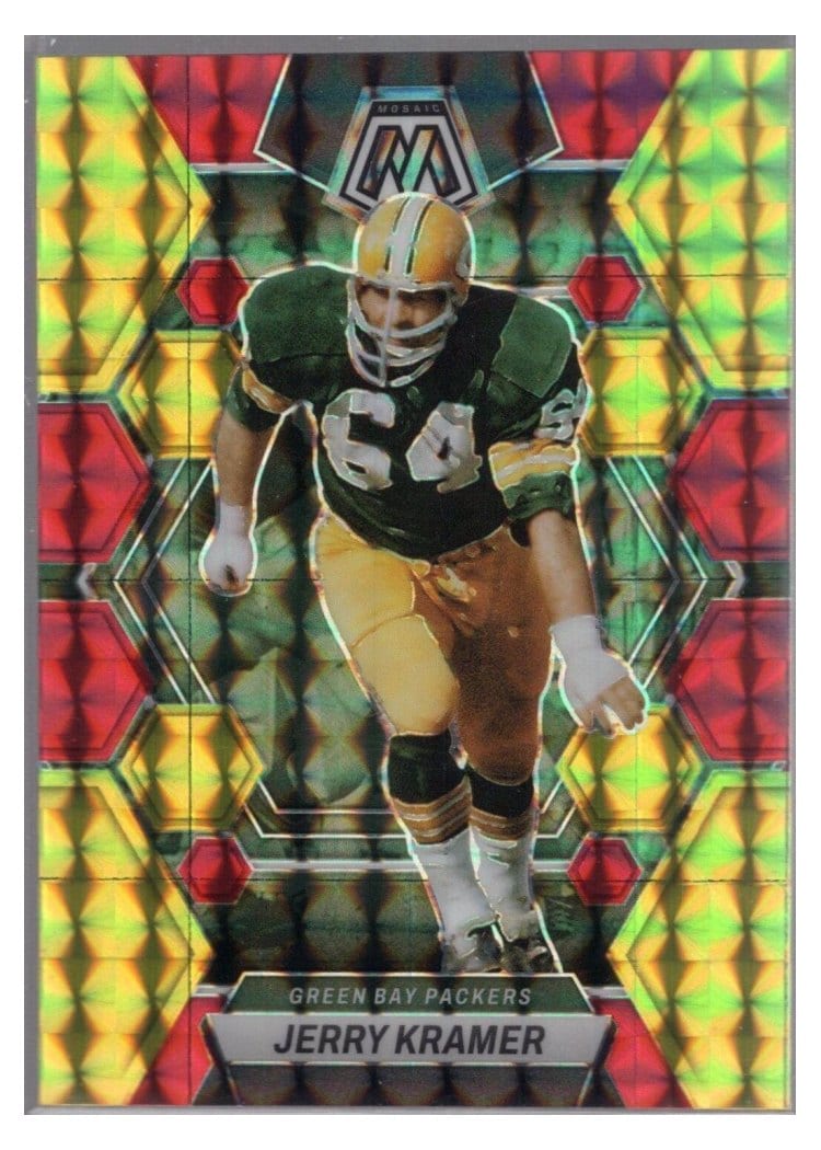 2023 Panini Mosaic Base Set Jerry Kramer #87 card