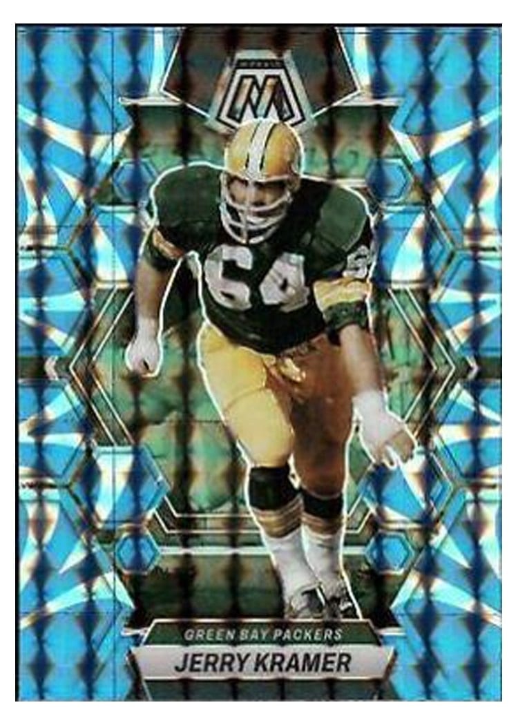 2023 Panini Mosaic Base Set Jerry Kramer Reactive Blue #87 card