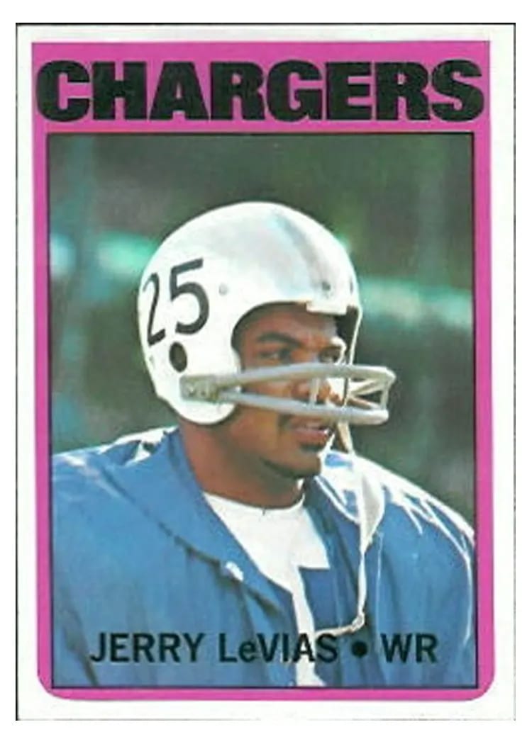 1972 Topps Jerry LeVias #317 card