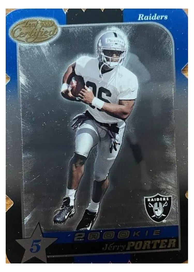 2000 Leaf Certified Jerry Porter #241 card