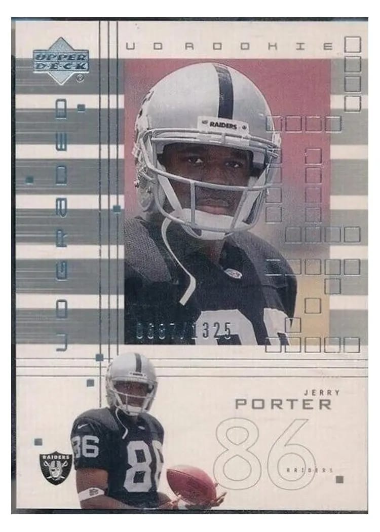 2000 Upper Deck Graded Jerry Porter #101 card