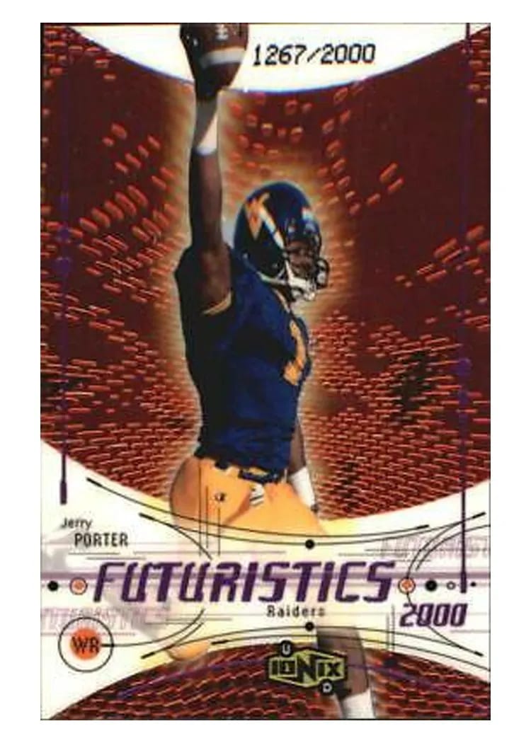 2000 Upper Deck Ionix Jerry Porter #112 card
