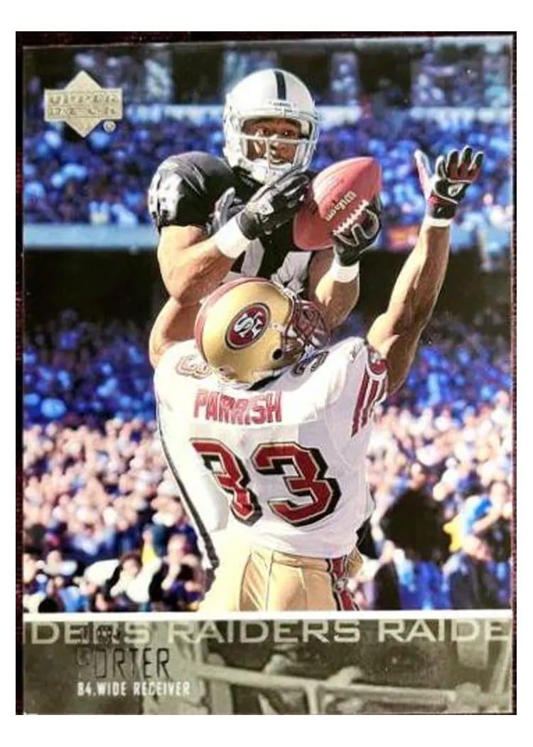 2003 Upper Deck Jerry Porter #11 card