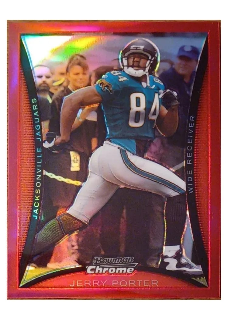 2008 Bowman Chrome Jerry Porter #BC207 card