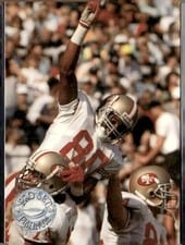 1991 Pro Set Platinum Jerry Rice #140 card