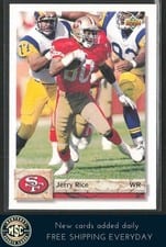 1992 Upper Deck Jerry Rice #616 card
