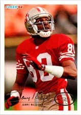 1994 Fleer Jerry Rice #420 card