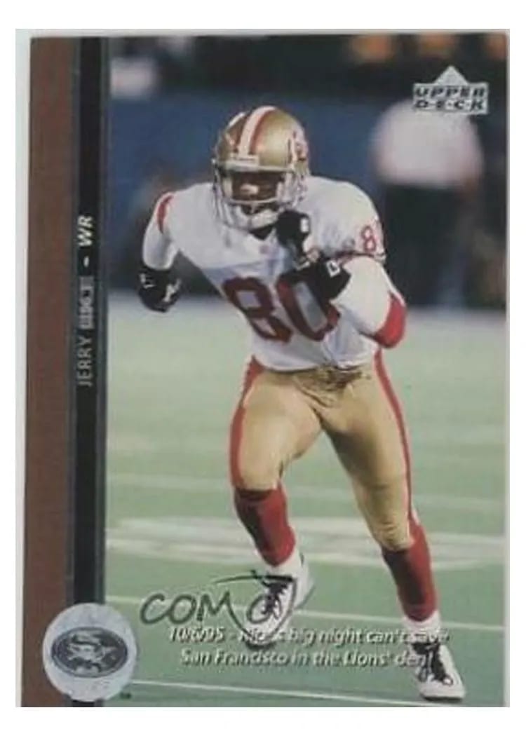 1996 Upper Deck Jerry Rice #60 card
